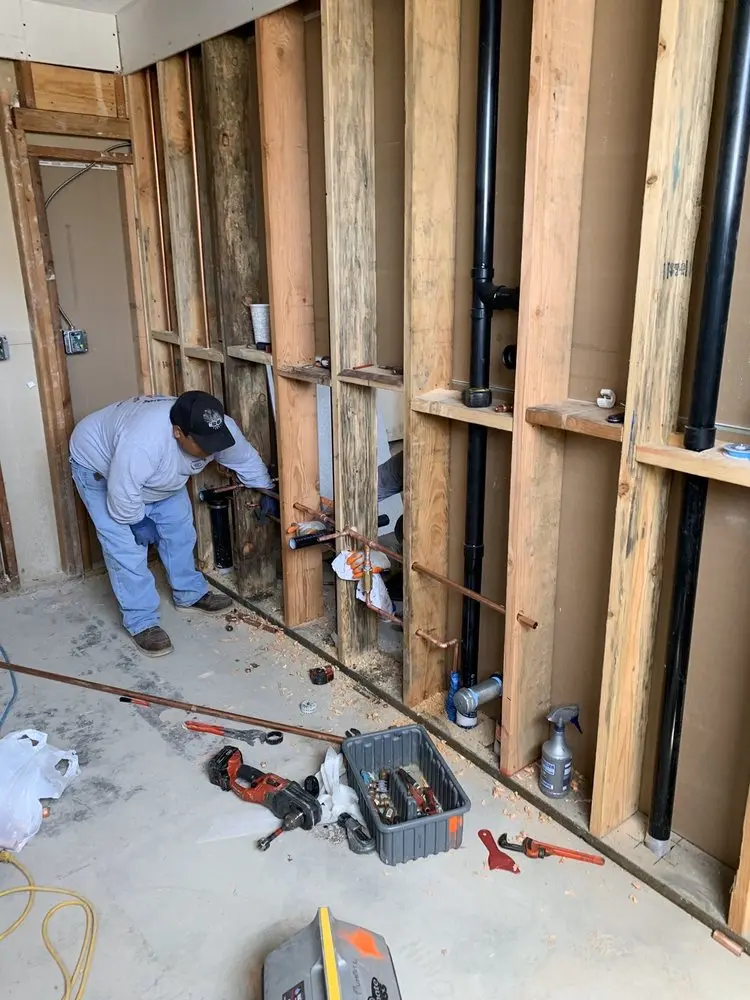 Commercial rough-in plumbing for Water Heater Replacement in Wahpeton